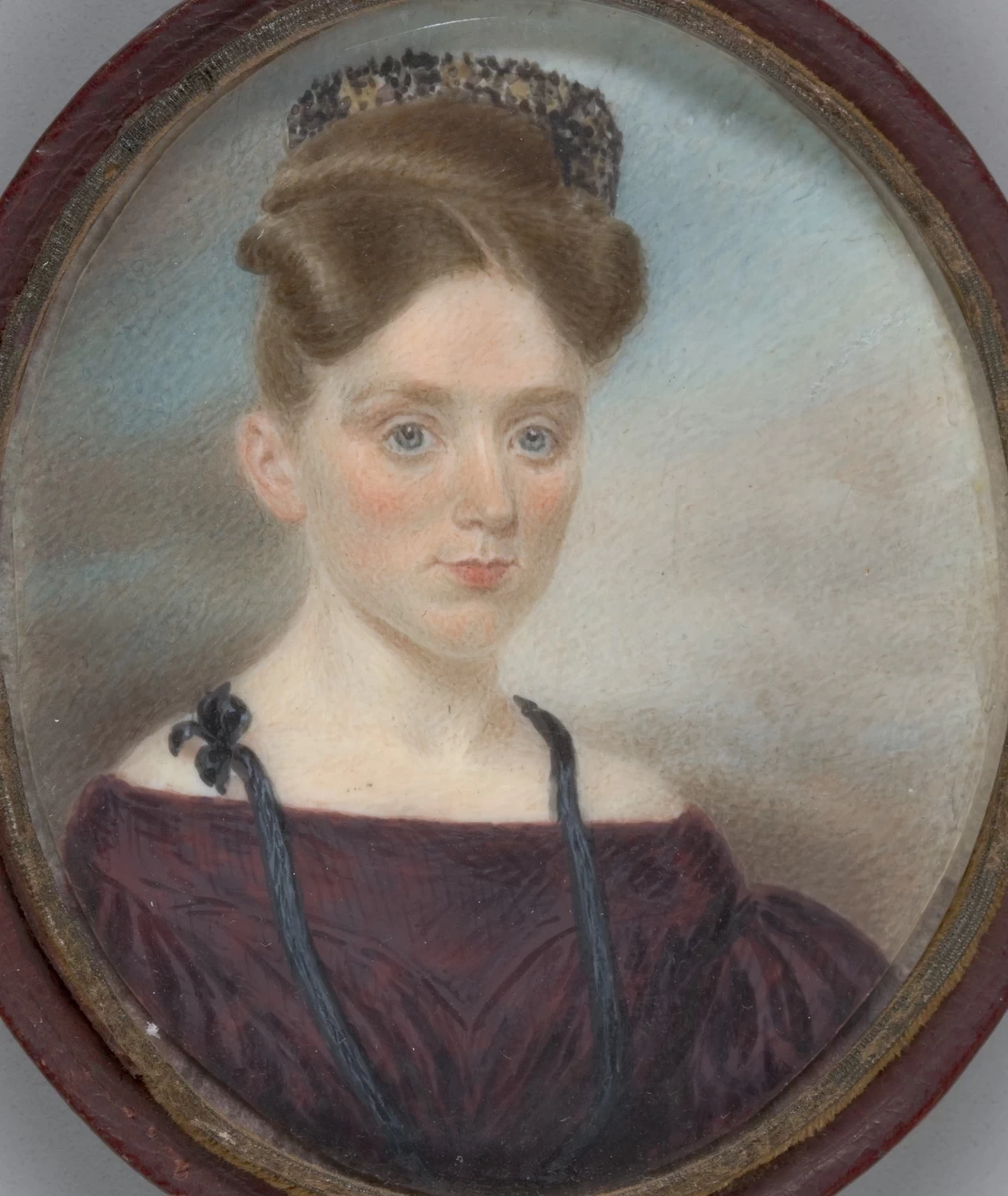 Signora con pettine alto tra i capelli - Yale University Art Gallery